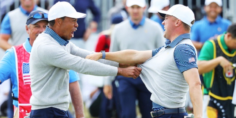 Tiger Woods, Justin Thomas