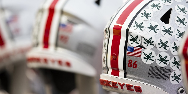 Ohio State Buckeyes, helmet