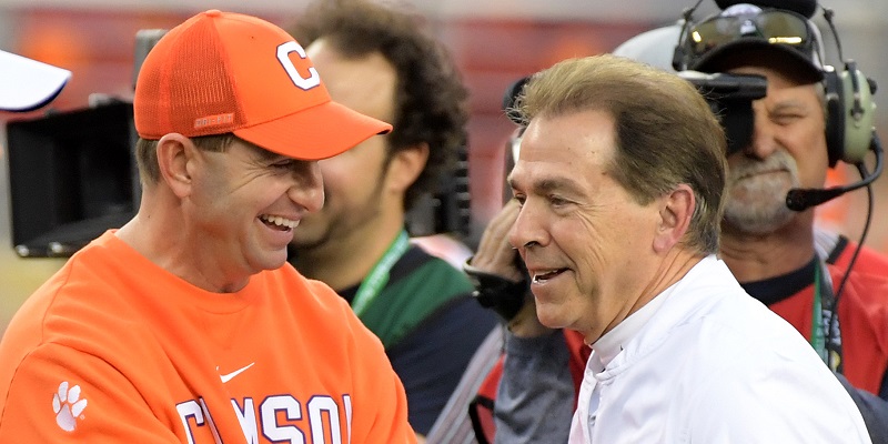Dabo Swinney, Nick Saban