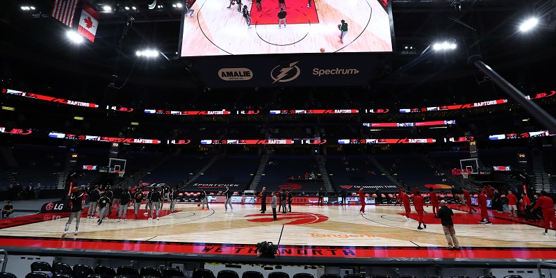 Amalie Arena, Raptors