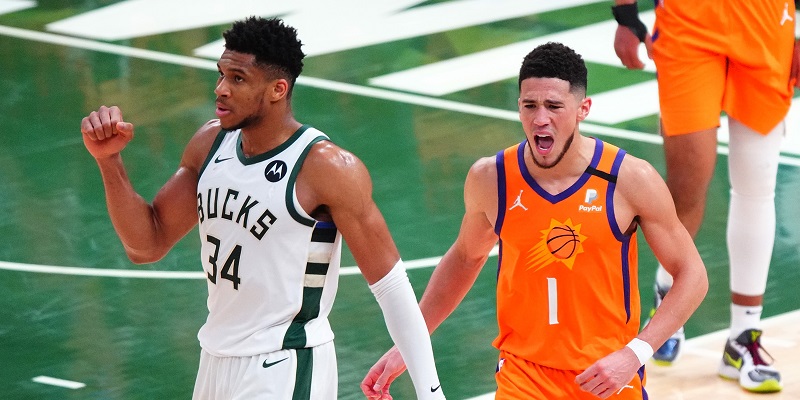 Giannis Antetokounmpo, Devin Booker