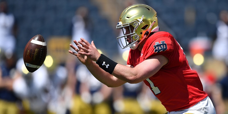 Notre Dame Names Wisconsin Transfer Jack Coan Starting QB