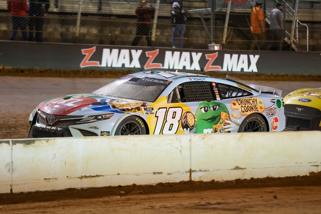 Kyle Busch wins on Bristol dirt course after wild ending Field Level
