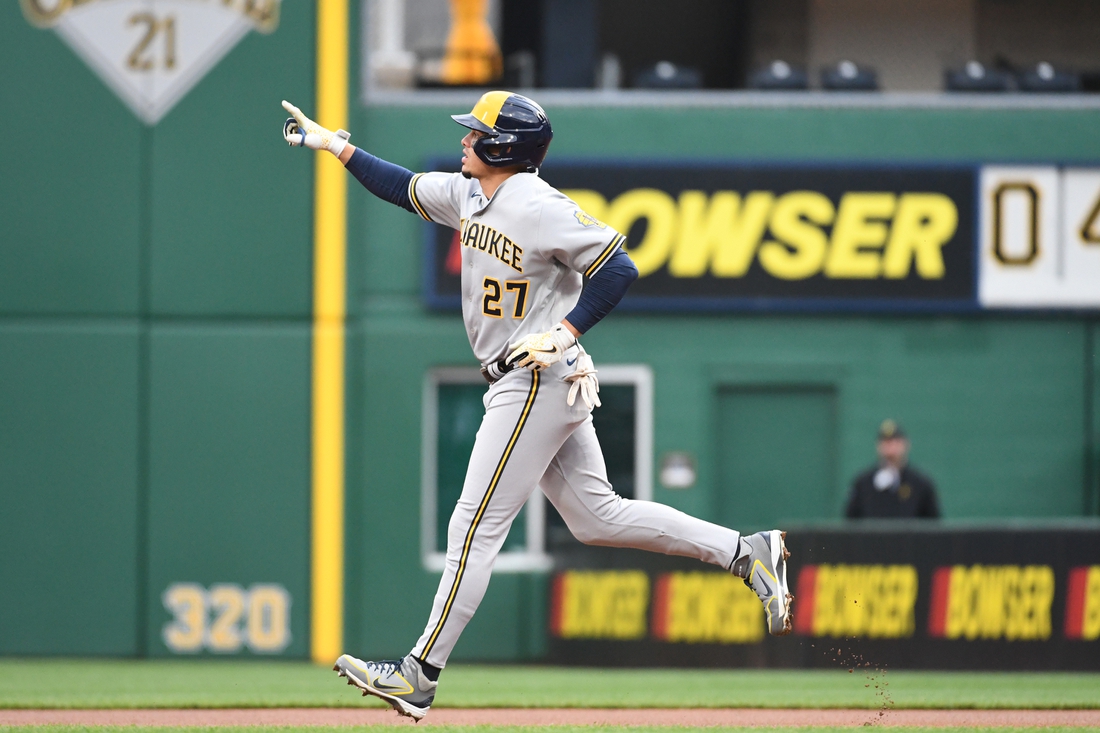 Willy Adames Drives In 7 As Brewers Beat Pirates 12-8 - Field Level ...