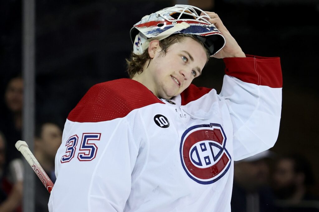 Habs G Sam Montembeault Recovering From Wrist Surgery - Field Level ...