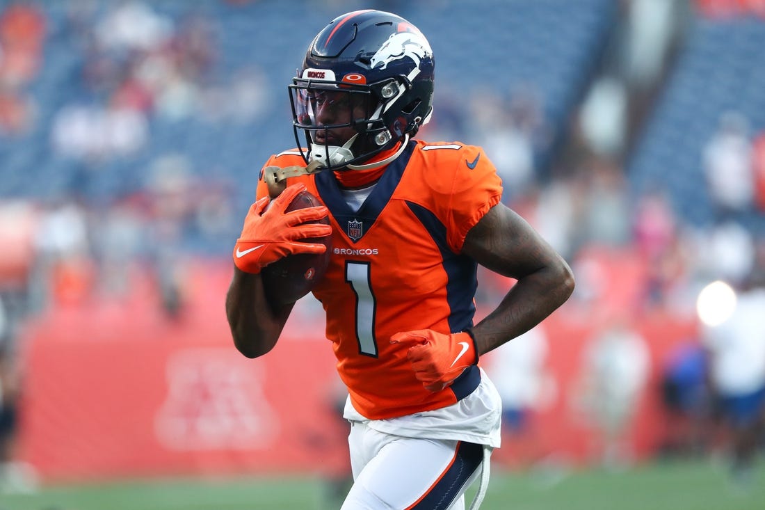 Broncos WR KJ Hamler passes physical, returns to practice Field Level