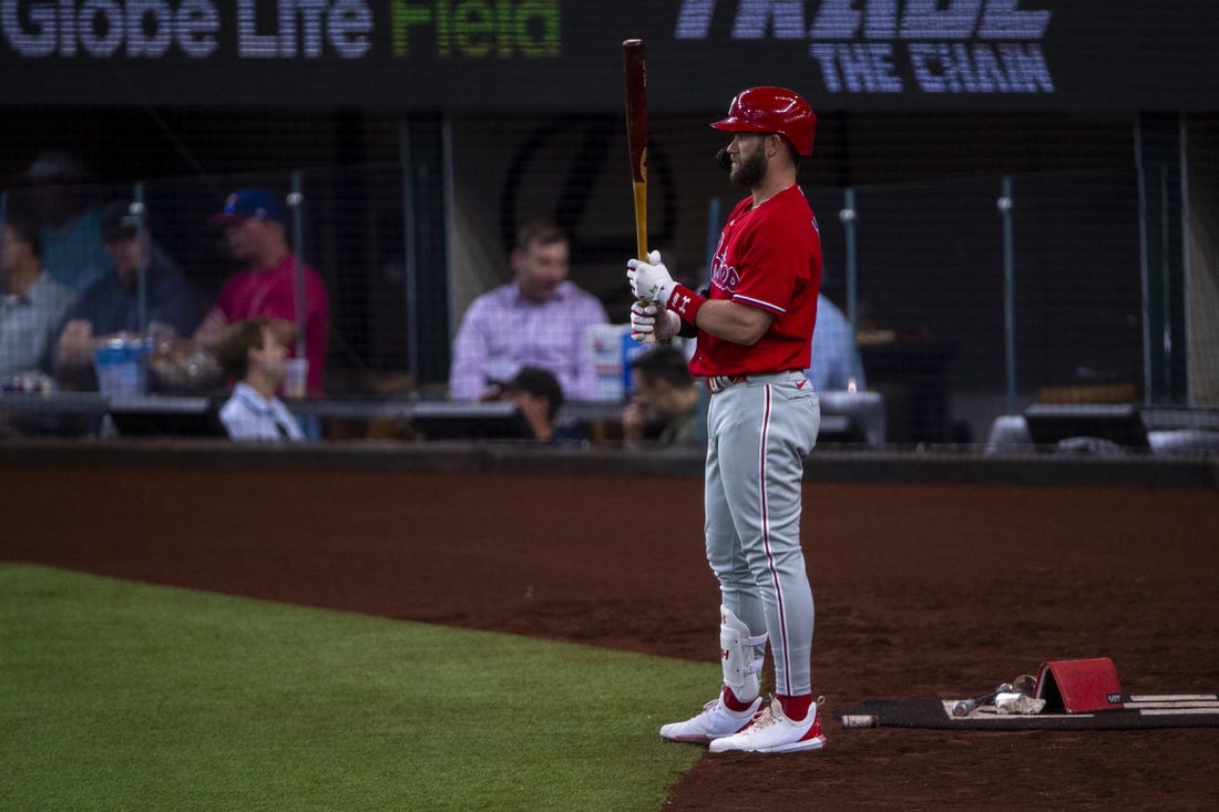 Watch: Bryce Harper hits two homers during rehab assignment for broken  thumb - CBS Philadelphia