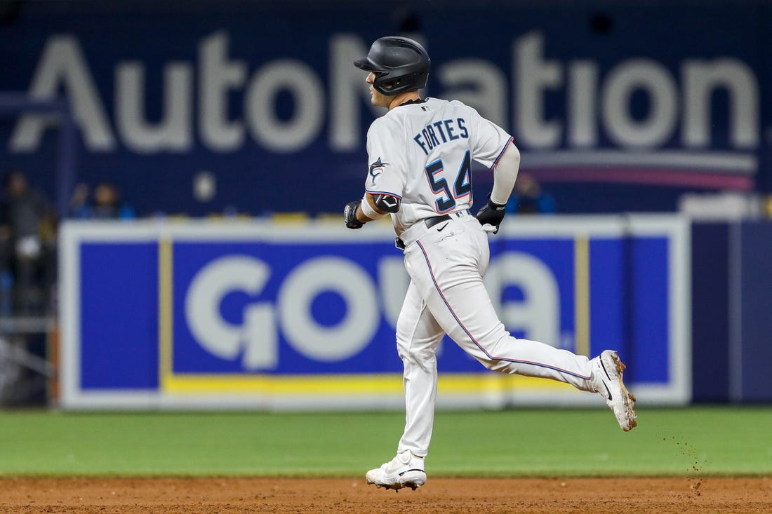 Nick Fortes homers twice as Marlins top Padres - Field Level Media ...