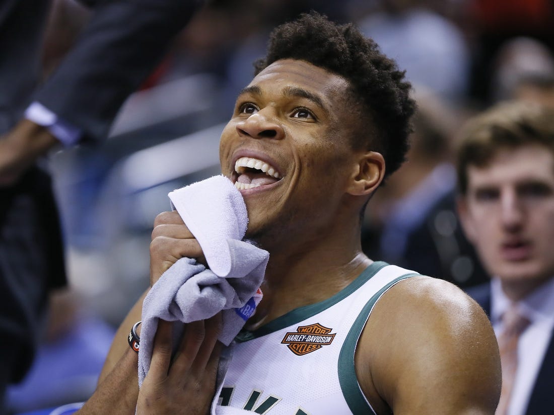 Giannis Antetokounmpo Dealing With Ankle Sprain - Field Level Media ...