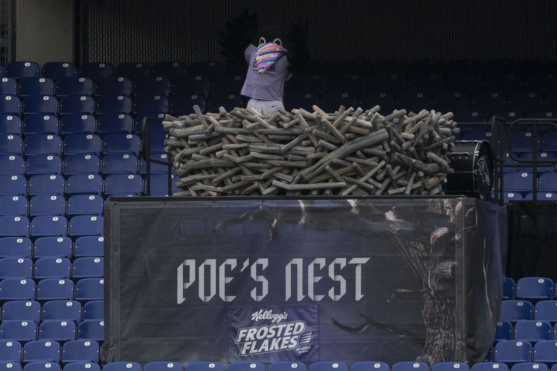 Nevermore: Injured Ravens Mascot Poe Out For Season - Field Level Media ...