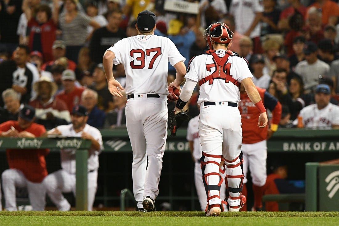 Red Sox Starter Nick Pivetta Hit In Leg, Exits Game Vs. Rangers - Field ...