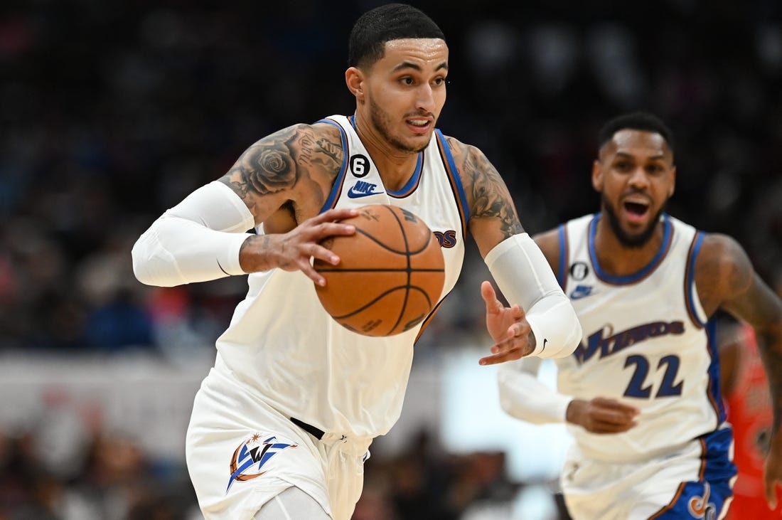 Becca on X: Kyle Kuzma wearing the Washington Wizards 2022-2023