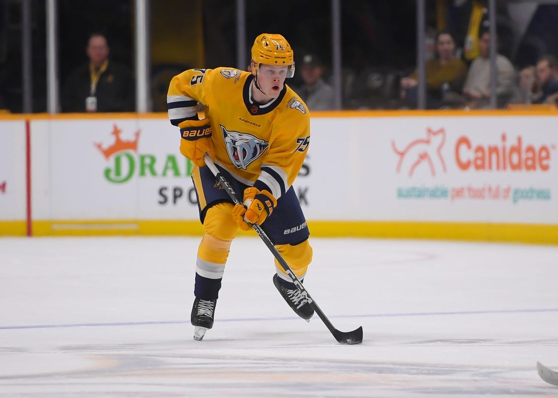 Juuso Parssinen looks for history as Predators meet Jackets Field