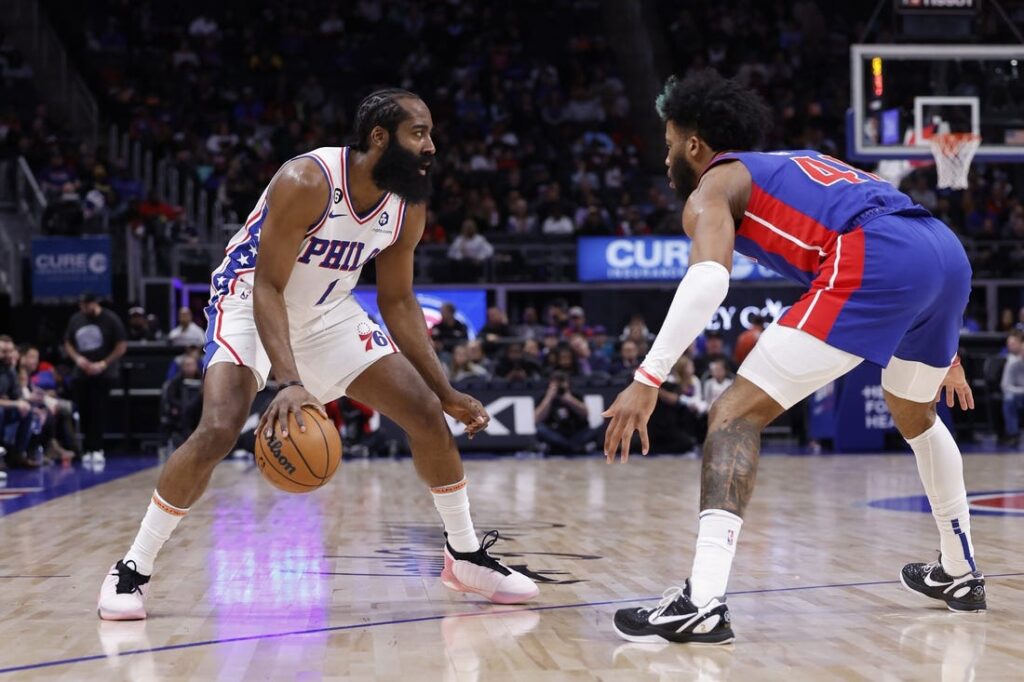 James Harden's Triple-double Gets 76ers Past Pistons - Field Level ...