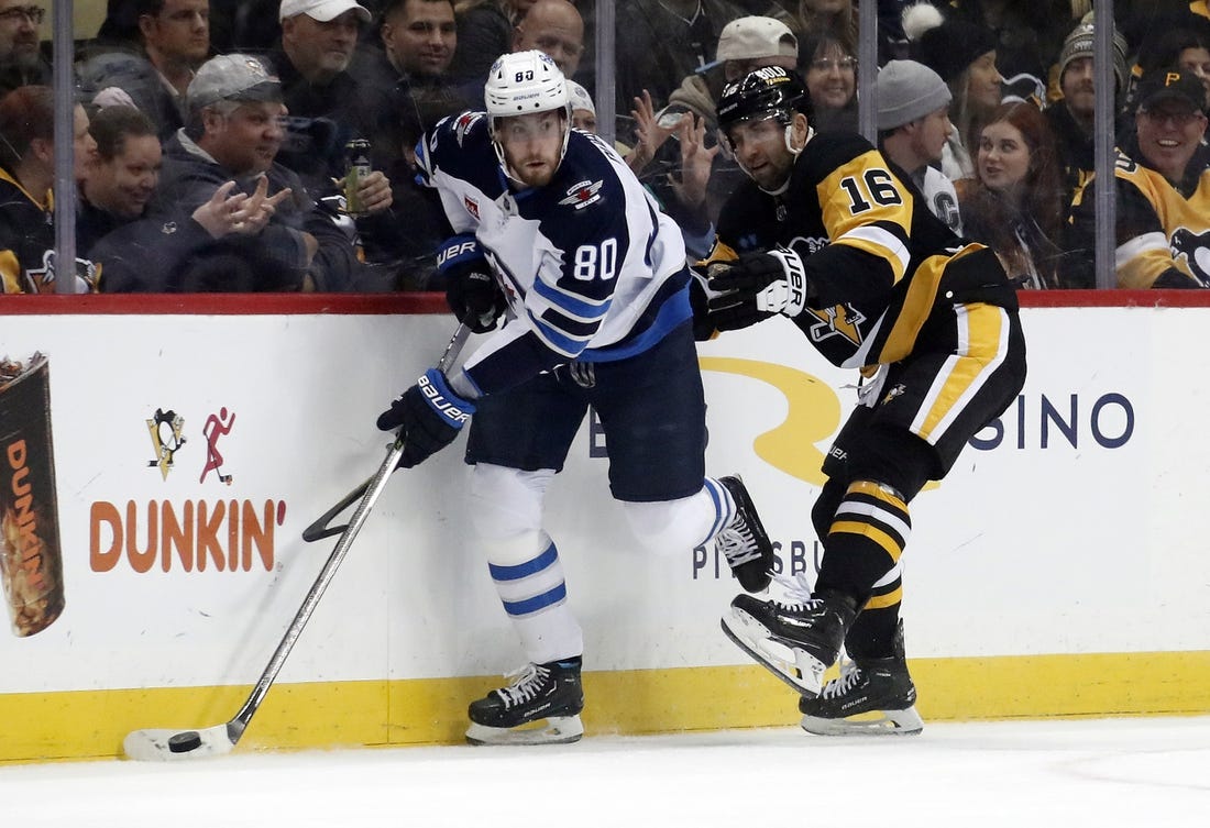 Mark Scheifele's Two-goal Effort Leads Jets Past Penguins - Field Level ...