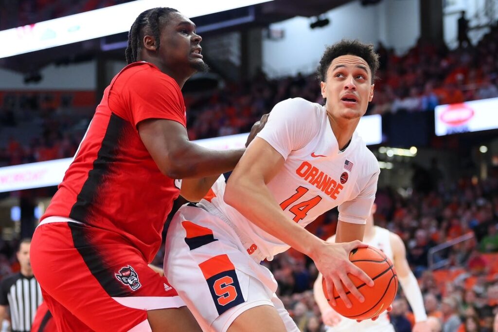 Jesse Edwards helps Syracuse upset No. 23 NC State - Field Level Media ...