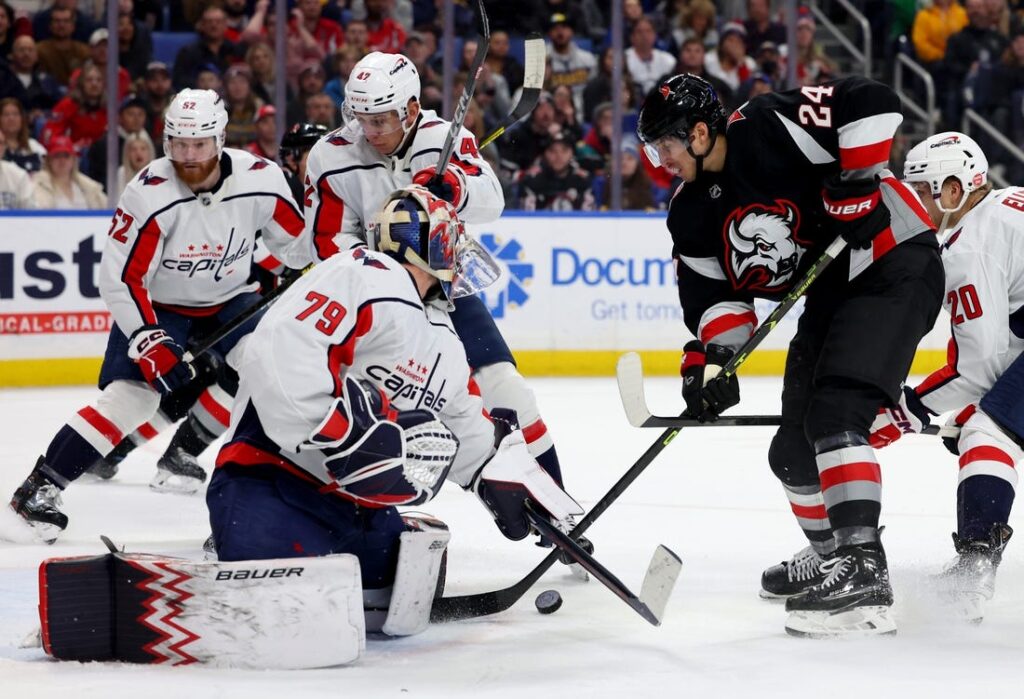 Dylan Cozens' Hat Trick Gets Sabres Past Capitals - Field Level Media ...