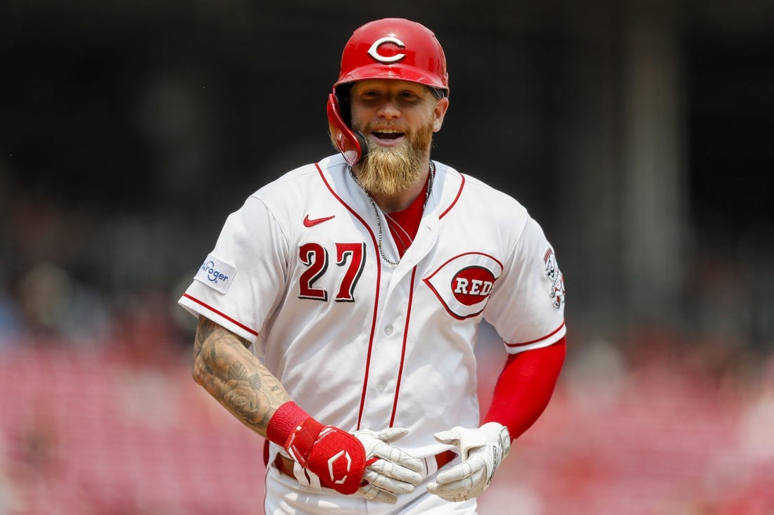 Reds reinstate OF Jake Fraley from injured list - Field Level Media -  Professional sports content solutions | FLM