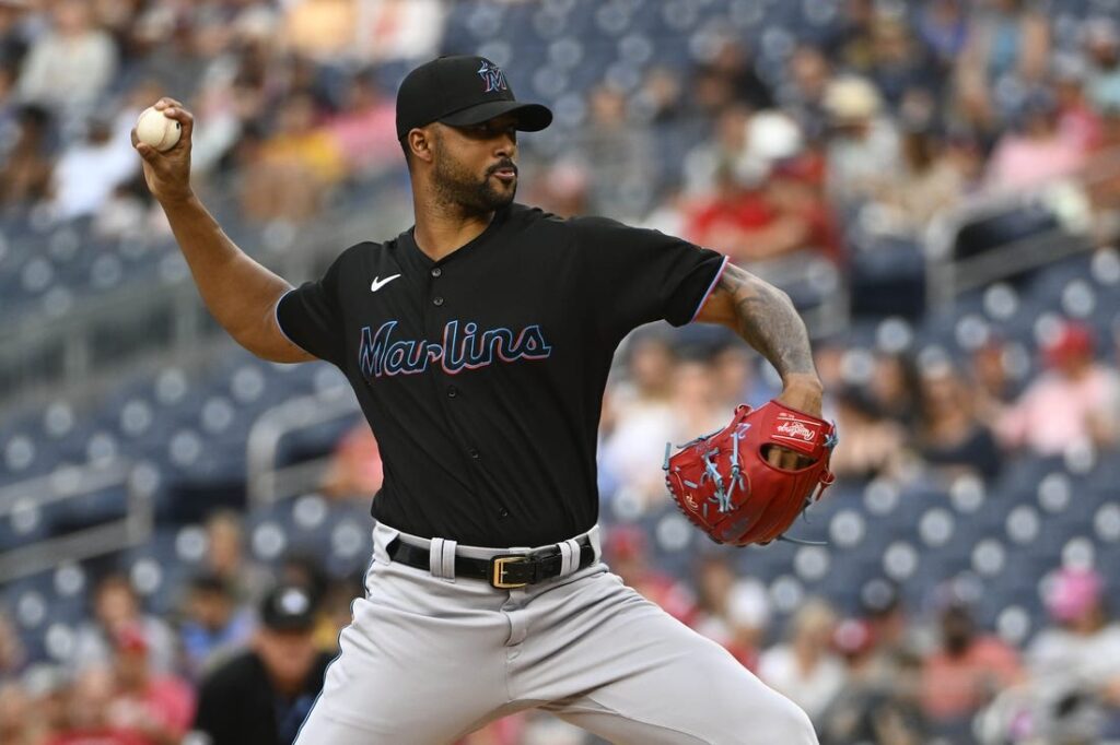 Marlins' Sandy Alcantara throws MLB-most 3rd complete game