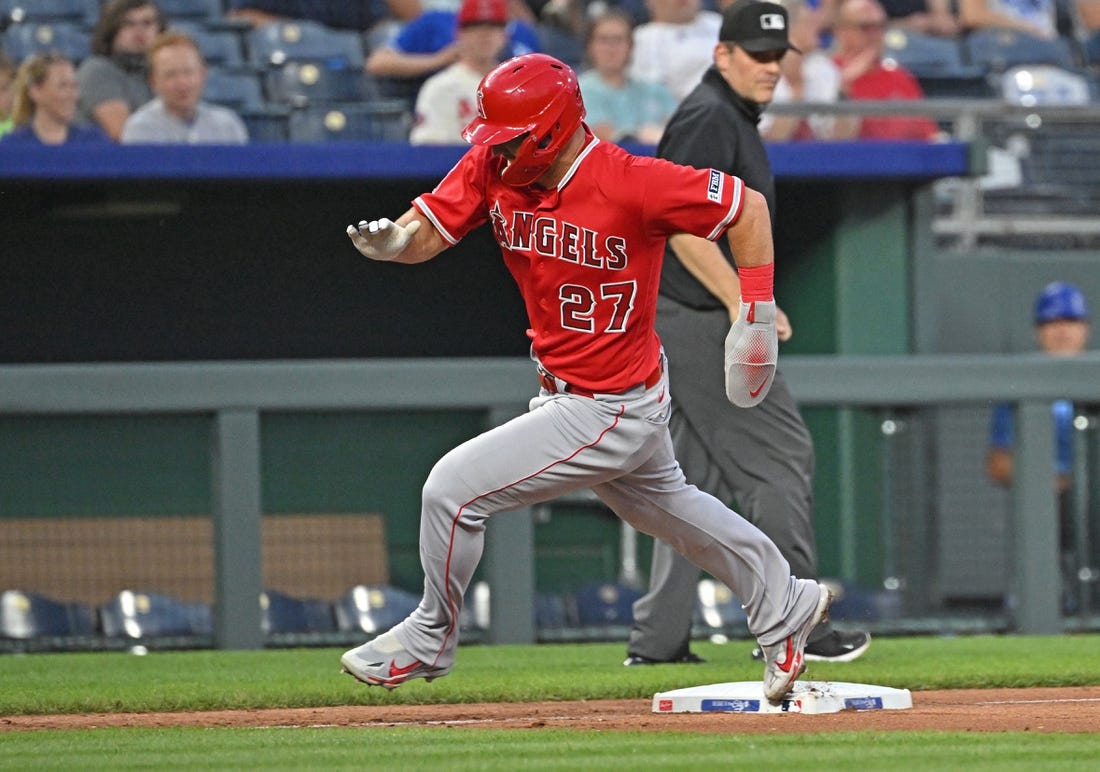 Angels' Mike Trout looks to get untracked in finale vs. Royals - Field  Level Media - Professional sports content solutions