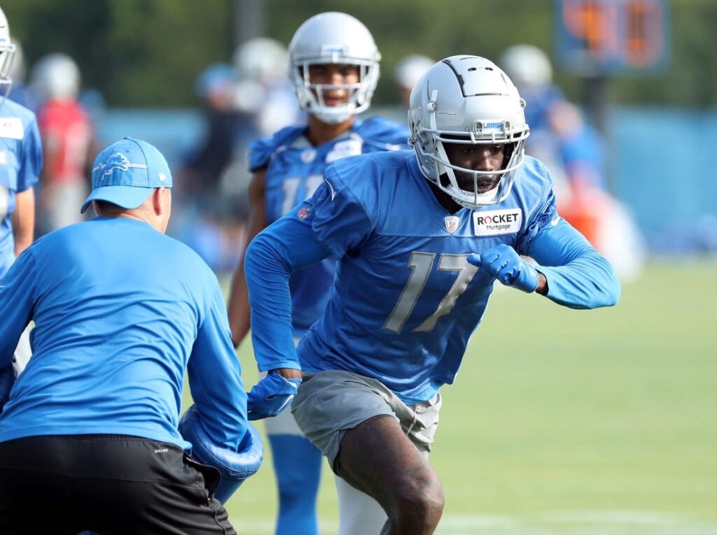 Reports: Lions waive injured WR Denzel Mims - Field Level Media -  Professional sports content solutions