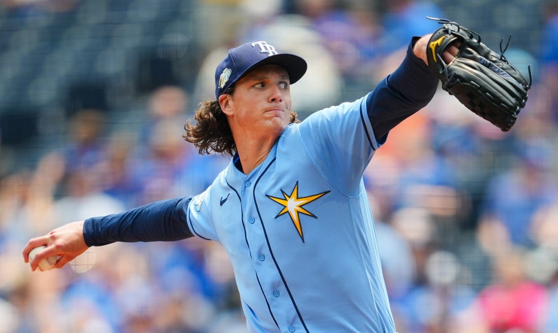 Tyler Glasnow injury: Rays ace scratched from start vs. Tigers with back  spasms 