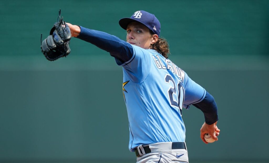 MLB on X: 14 Ks + 1 W. A stellar night for Tyler Glasnow!   / X