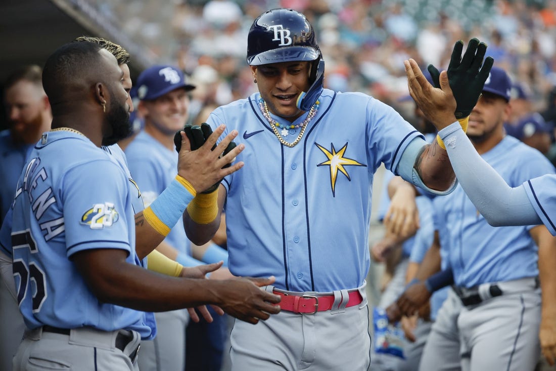 Jose Siri, Rays rough up Tigers in shutout - Field Level Media -  Professional sports content solutions