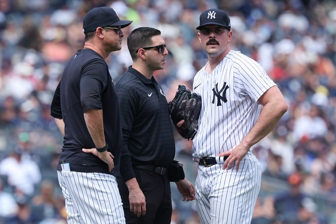 Carlos Rodon makes New York Yankees debut vs. Chicago Cubs on Friday