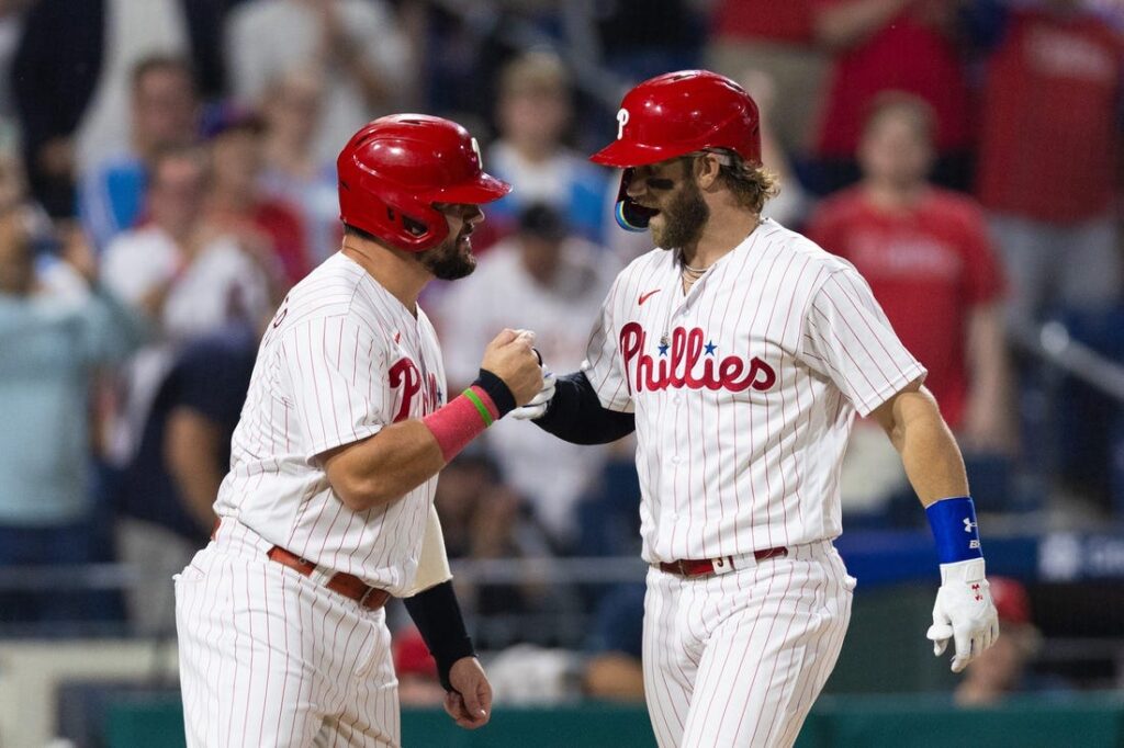 Phillies' Kyle Schwarber, Bryce Harper Look To Swat Pesky Nats - Field ...