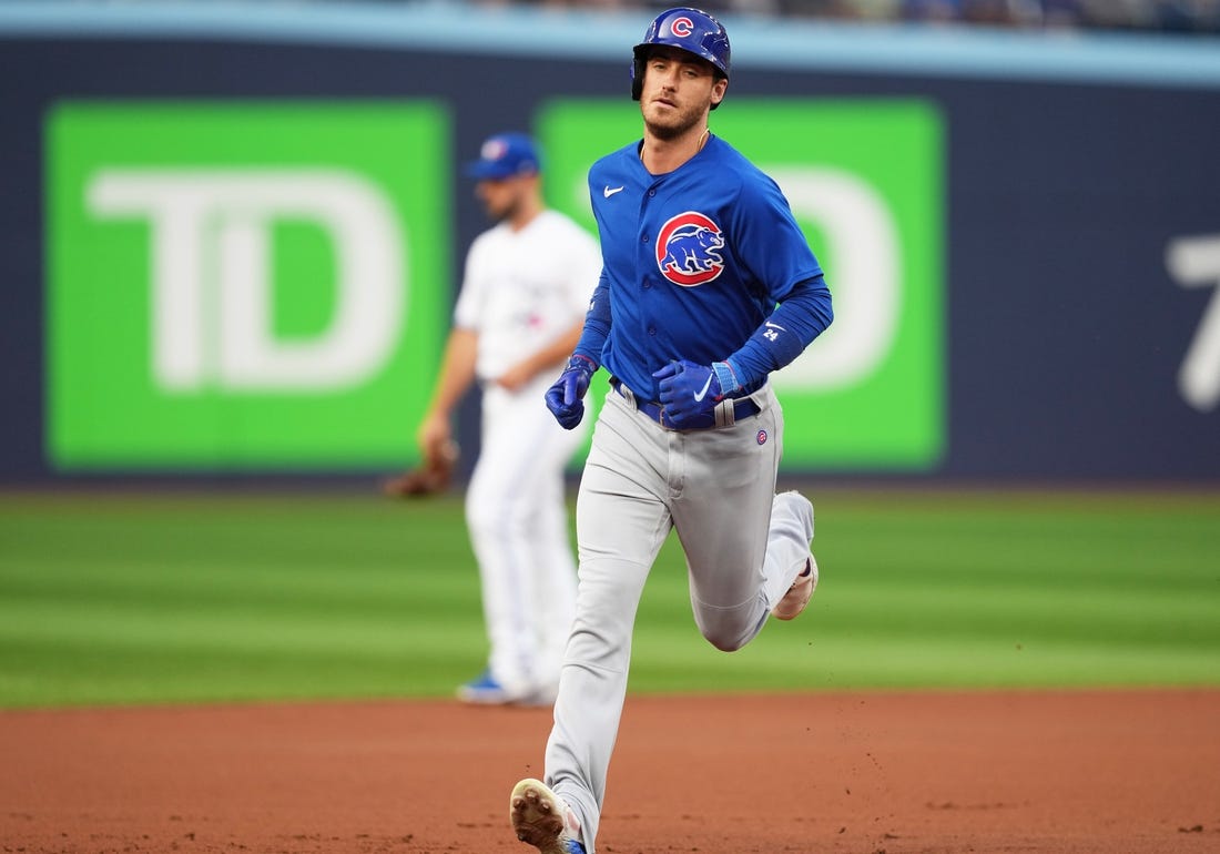 Cody Bellinger, Cubs shooting for sweep of Blue Jays - Field Level Media -  Professional sports content solutions