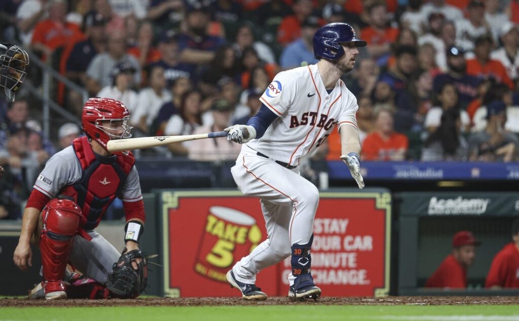 Kyle Tucker, Astros Pound Angels - Field Level Media - Professional ...