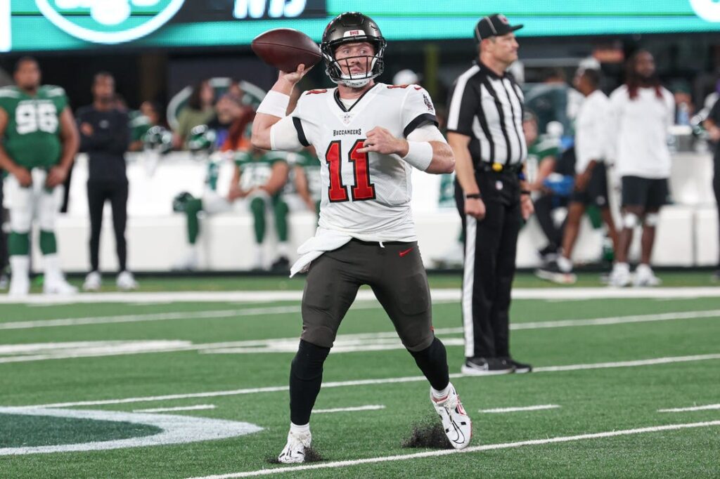 Bucs get past Jets but QB John Wolford injures neck