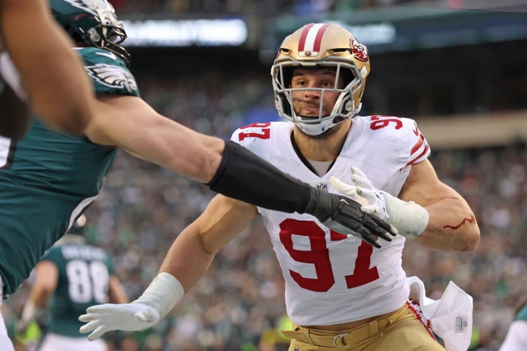 49ers' Bosa ready for 'normal workload' after signing megadeal