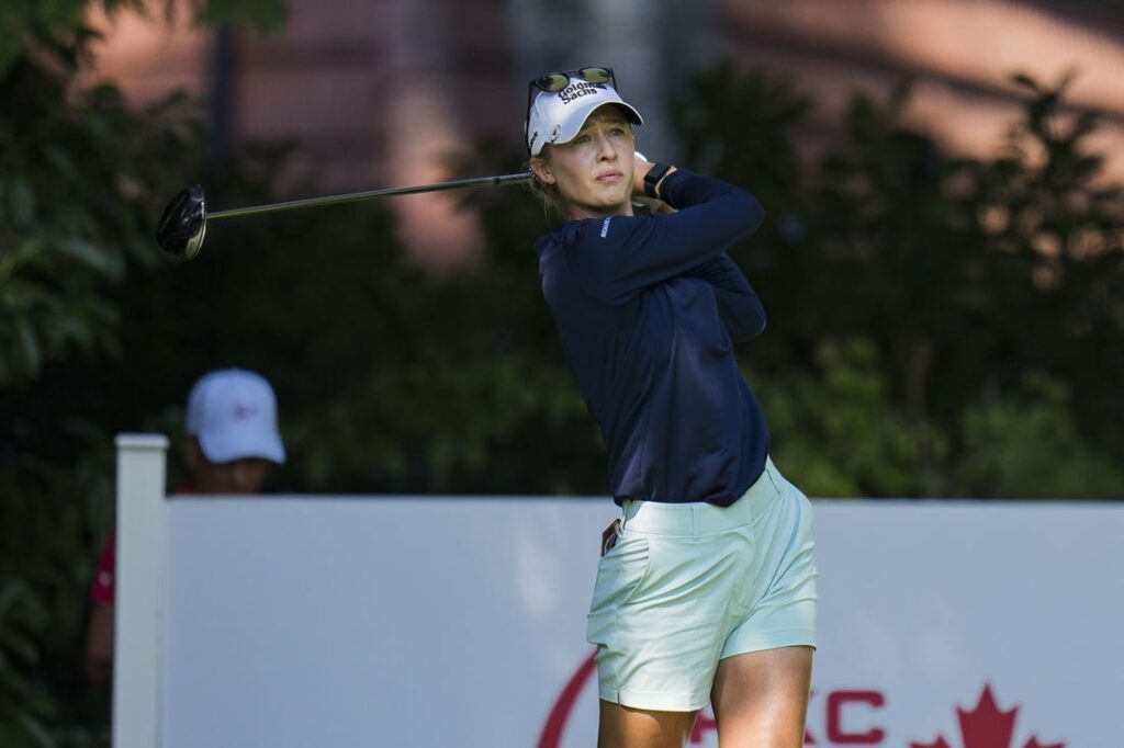 Nelly Korda, Allisen Corpuz pace U.S. to 75 lead at Solheim Cup