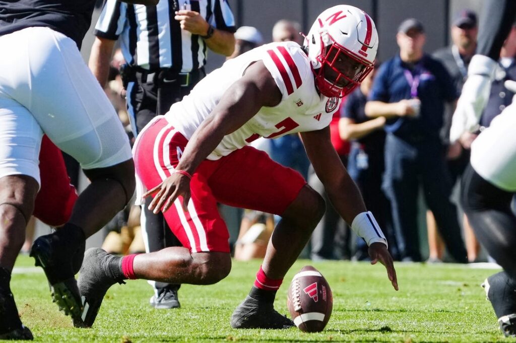 Nebraska to stick with turnover-prone QB Jeff Sims - Field Level Media ...