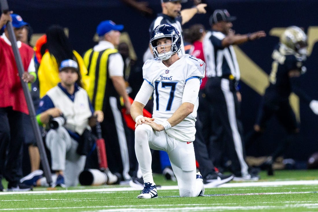 Who is Tennessee Titans emergency quarterback after Malik Willis?