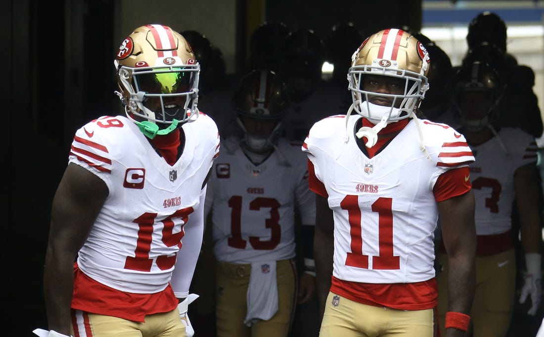 49ers WR Brandon Aiyuk (shoulder) inactive vs. Giants