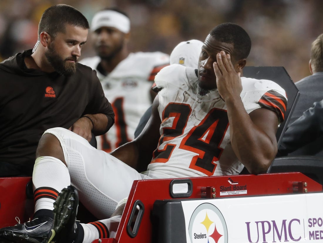 Road to recovery: Nick Chubb undergoing knee surgery Friday, sources confirm