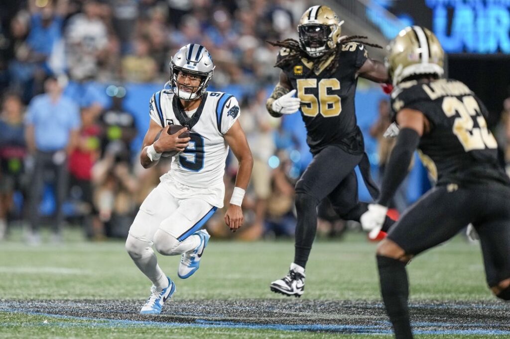 Carolina Panthers rule out QB Bryce Young for Week 3