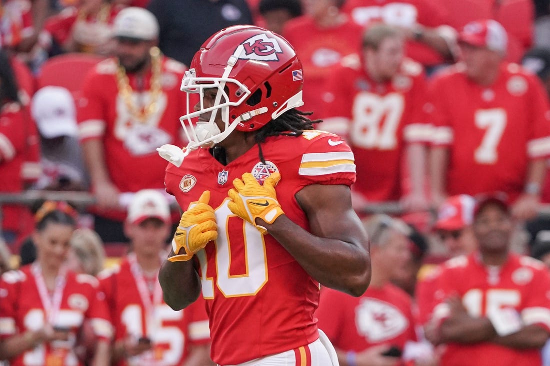 Kadarius Toney will be out for Chiefs vs. Rams