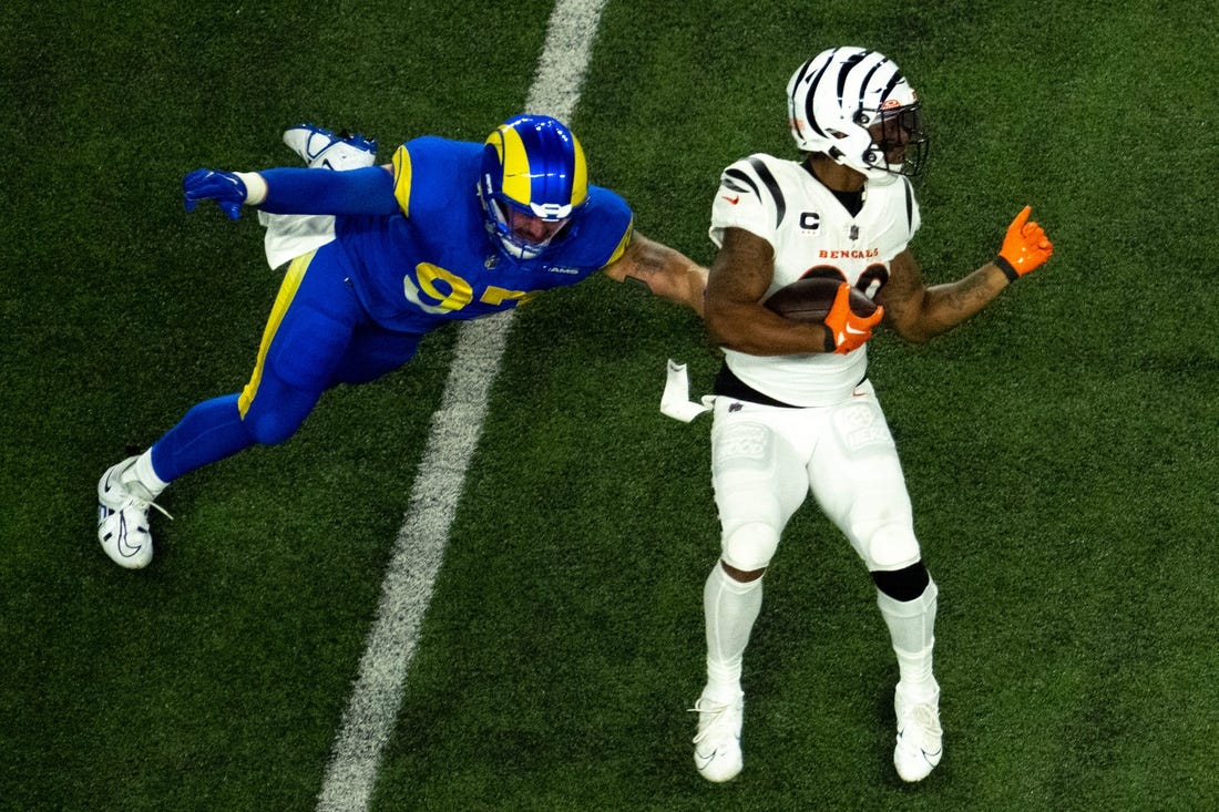 Rams, Bengals split Super Bowl opinion poll on money line, spread