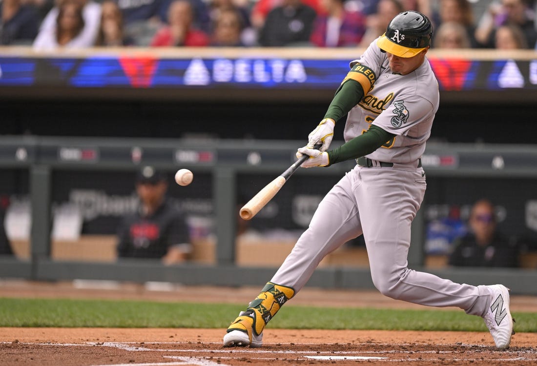 Athletics edge Twins to snap three-game losing skid