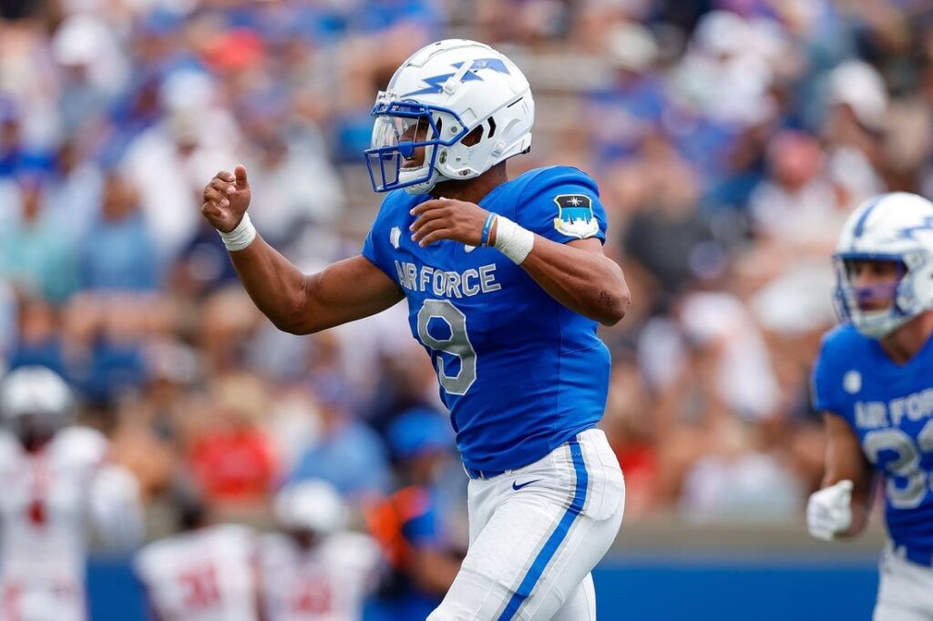 Air Force Senior QB Jensen Jones will step in, as Zac Larrier recovers from  knee injury