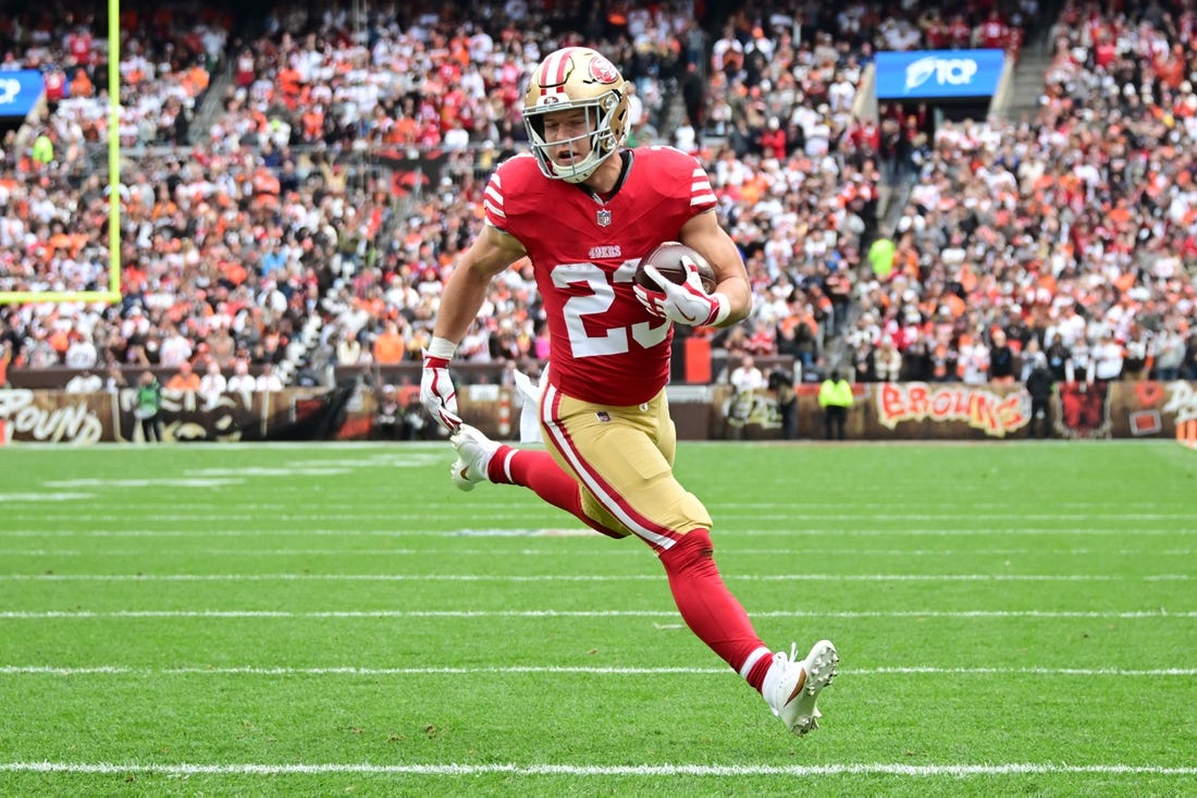 Niners RB Christian McCaffrey (oblique) Expected To Play - Field Level ...