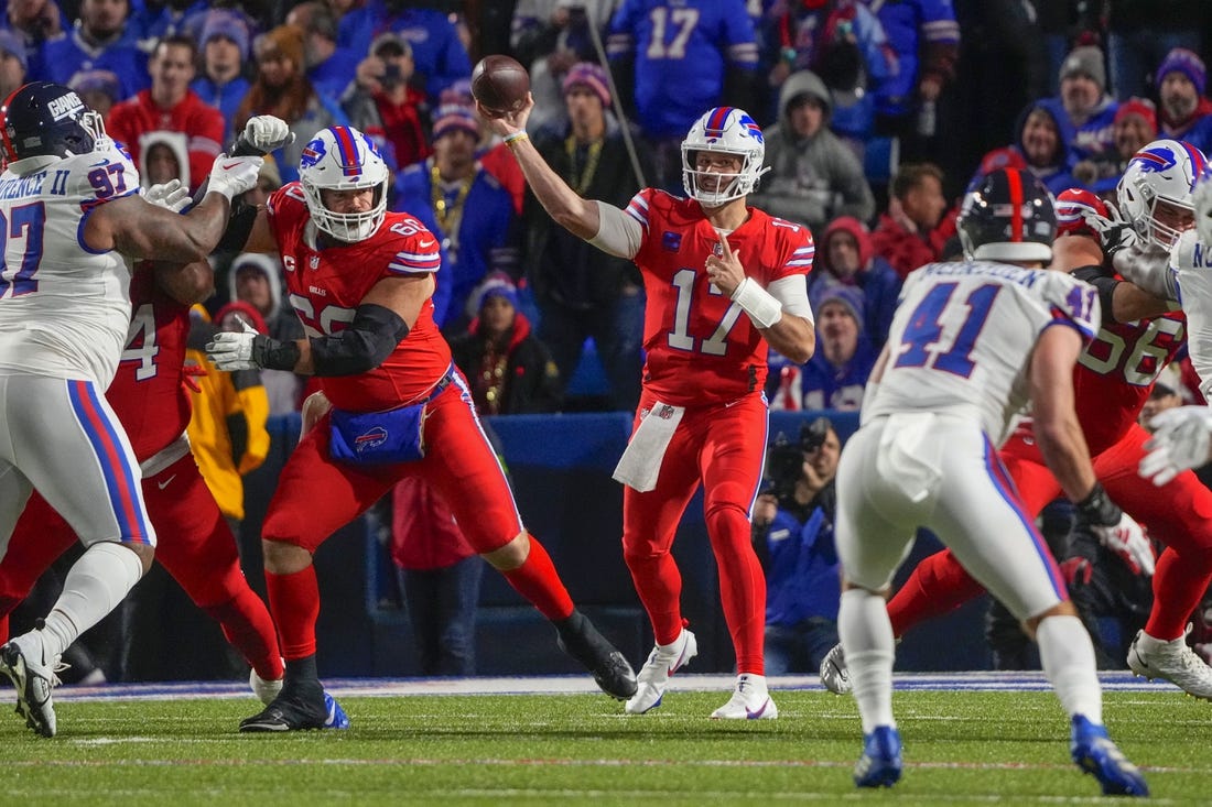 Sunday Night Football: Josh Allen, Bills hold on late to beat Giants 14-9