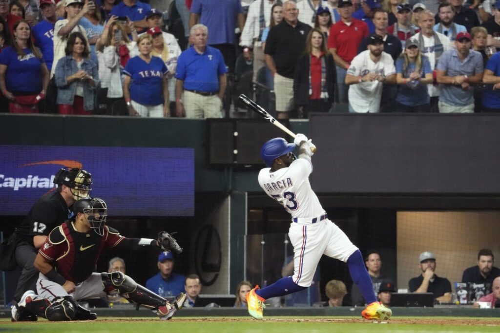 Rangers' Adolis Garcia ties postseason RBI record Field Level Media