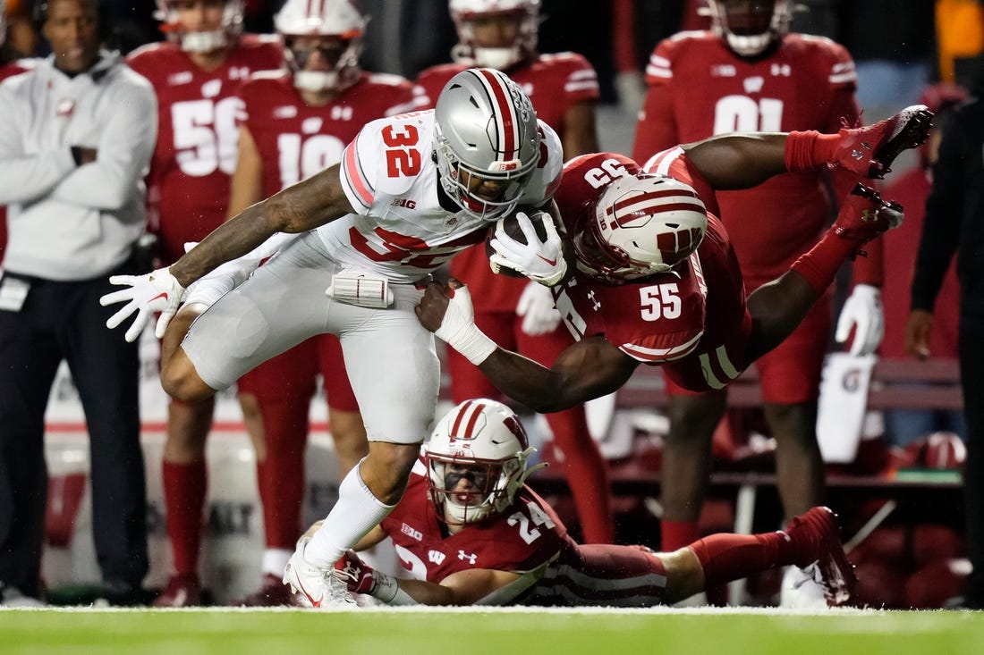 Harrison, Henderson lead unbeaten and No. 3-ranked Ohio State to