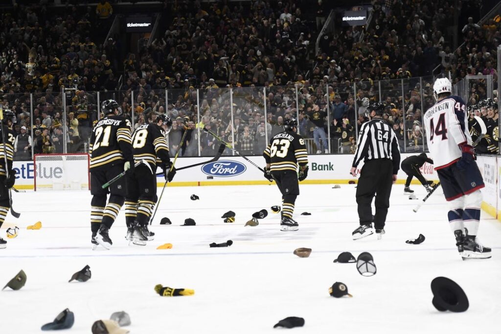 NHL Roundup: Brad Marchand's Hat Trick Rallies Bruins Past Jackets ...