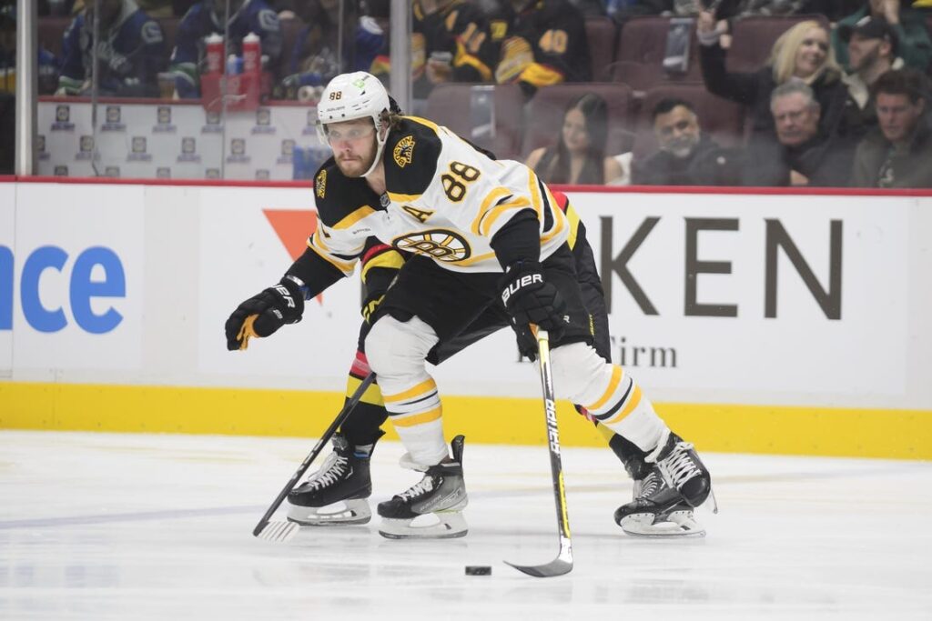 pastrnak bruins canucks
